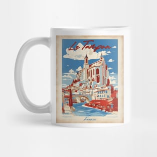 Le Tampon France Vintage Travel Poster Tourism Mug